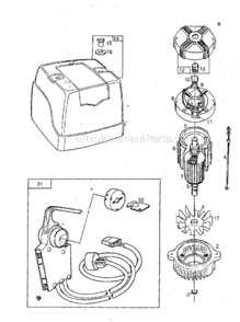 Page A Diagram and Parts List for 748003  Briggs and Stratton Engine